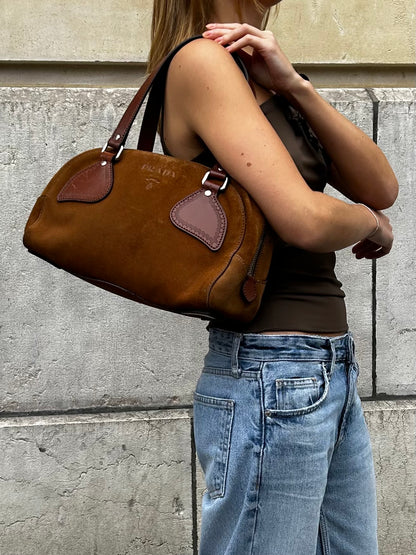 Prada suede bag