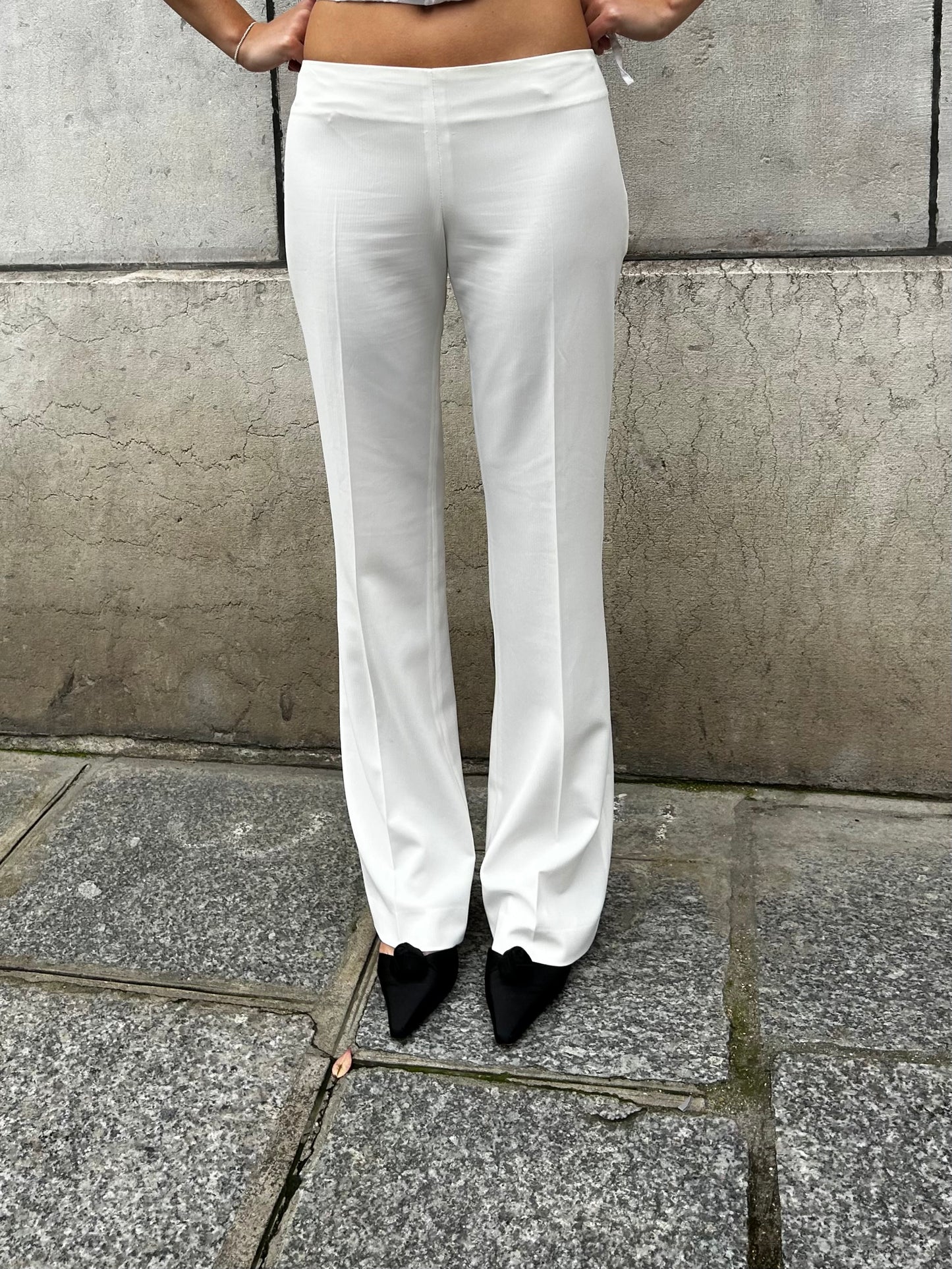 Germano Zama white trousers