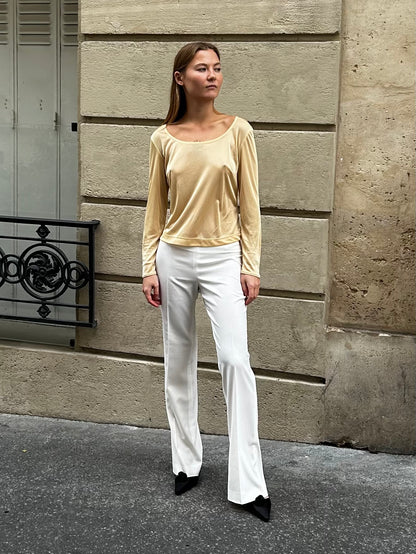 Mariella Burani gold top