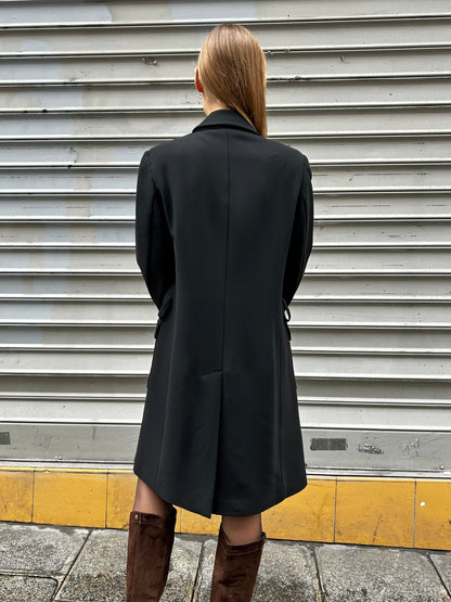 Aspesi black wool coat