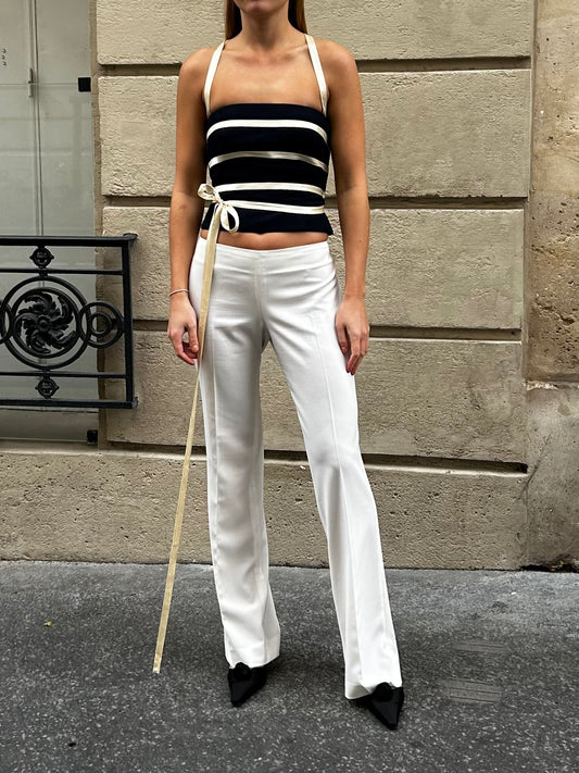 Germano Zama white trousers