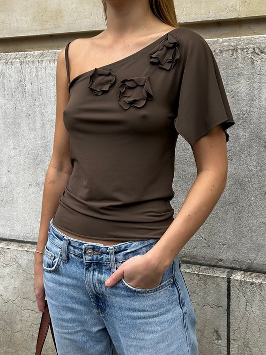 Georges Rech khaki top