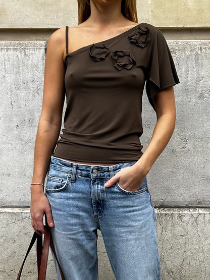 Georges Rech khaki top